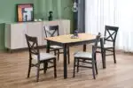 Barril bővíthető étkezőasztal – artisan tölgy / fekete - Image 6