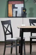 Barril bővíthető étkezőasztal – artisan tölgy / fekete - Image 8