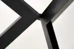 Peroni kerek bővíthető étkezőasztal – dió / fekete - Image 10