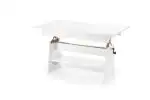 Erika emelő-mechanikás dohányzóasztal – fehér - Image 10
