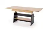Erika emelő-mechanikás dohányzóasztal – artisan tölgy / fekete - Image 10