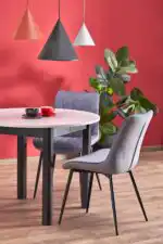 Ringo bővíthető étkezőasztal – kasmír / fekete - Image 6