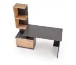 Miso polcos íróasztal – grafit / artisan tölgy - Image 2