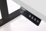 B54 állítható magasságú íróasztal – fehér / fekete - Image 4