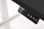 B54 állítható magasságú íróasztal – fekete / fehér - Image 4