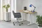 B54 állítható magasságú íróasztal – artisan tölgy / fehér - Image 10