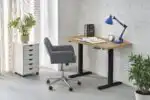 B54 állítható magasságú íróasztal – artisan tölgy / fekete - Image 10