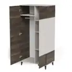 Random 2 S-1 szekrény – kasmír / dió / fekete - Image 3
