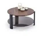 Lira dohányzóasztal – dió / fekete