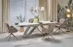 Hilario bővíthető étkezőasztal – világos travertin / kasmír - Image 2